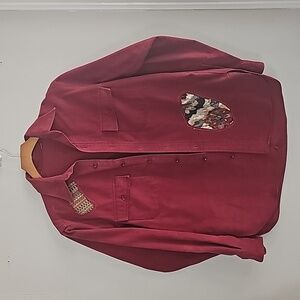 Restyled Flannel Long Sleeve Shirt